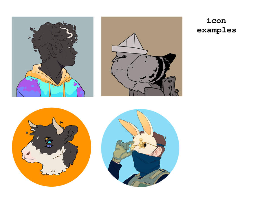 Icon examp. Icon examp.